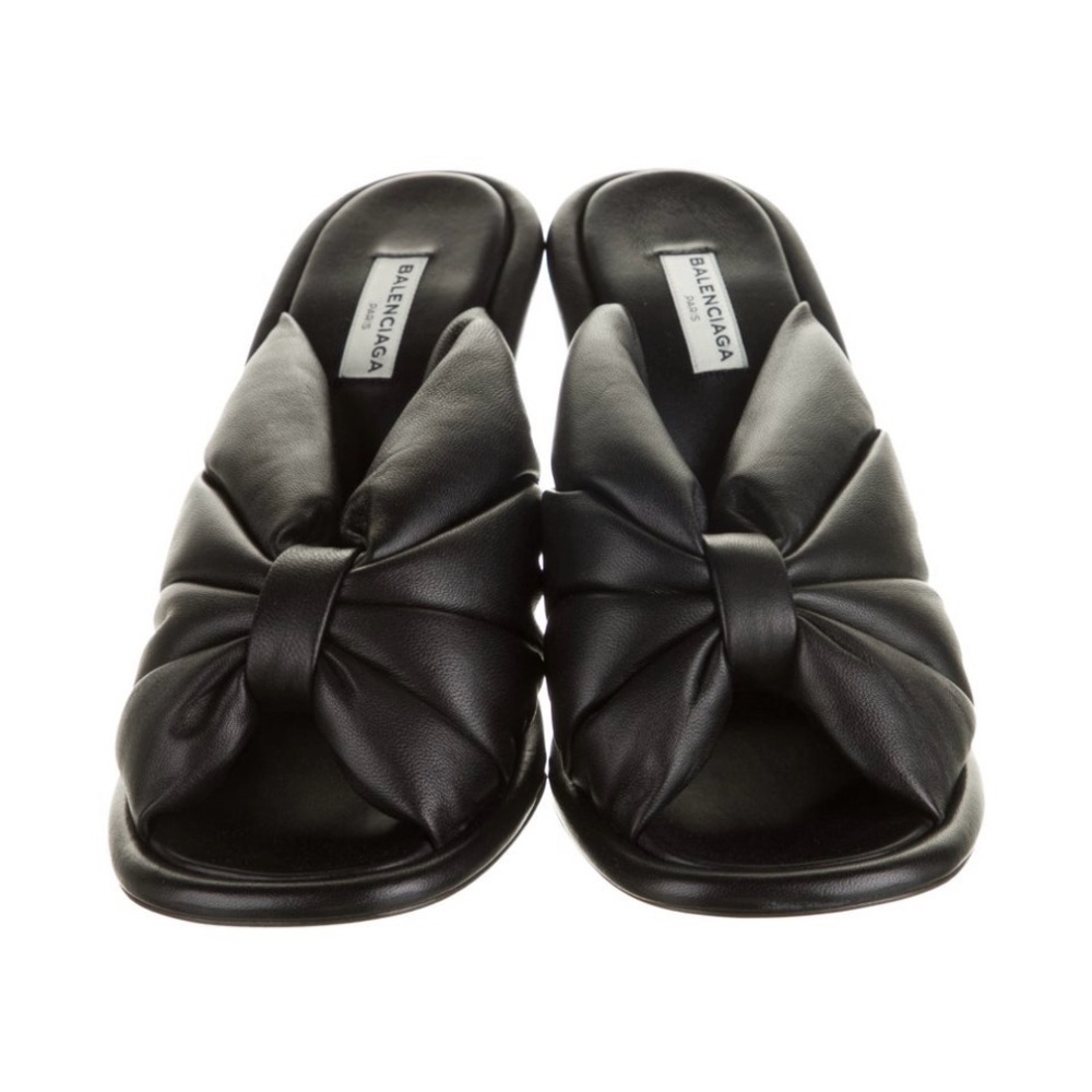 Balenciaga Women's Black Slide Sandals Sz 9